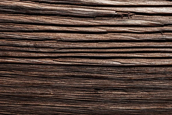 Obsolete brown natural wooden board — Stock Photo, Image