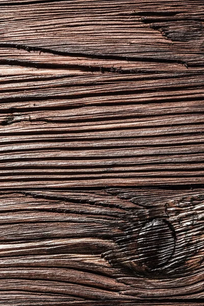 Винтажно-коричневая деревянная доска — стоковое фото