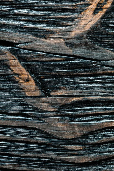 Surface en bois texturé brun de style rétro — Photo