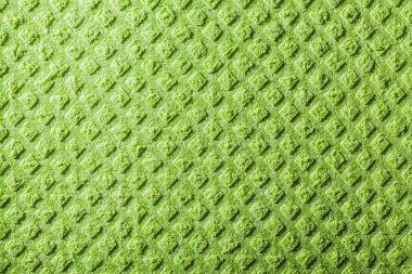 Yeni yeşil Mutfak bulaşık bezi zemin.