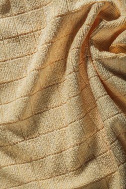 Yeni mutfak turuncu bulaşık üstten görünüm.