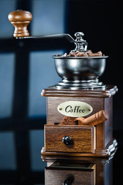 Coffee Mill Bab Absztrakt Háttér — Stock Fotó