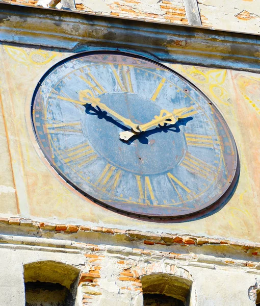 Medieval Clock Tower Close Sighisoara Romania — Stock Photo, Image