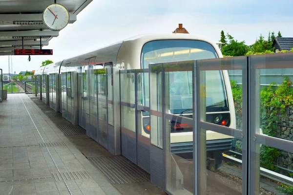 Kopenhagener Bahn Einem Bahnhof Dänemark — Stockfoto