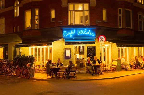 コペンハーゲンのストリート レストラン コペンハーゲン デンマーク 2018 — ストック写真