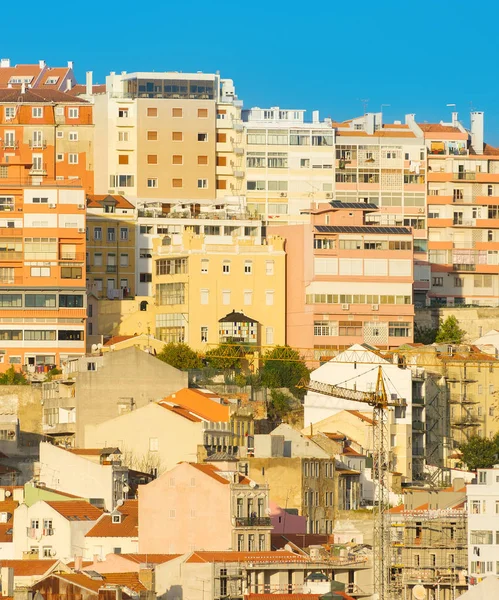 Arquitetura Tradicional Cidade Velha Lisboa Contexto Portugal — Fotografia de Stock