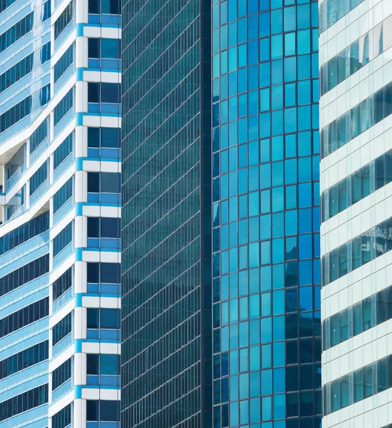 Antecedentes Con Rascacielos Arquitectura Financiera Moderna Oficina Negocios Singapur —  Fotos de Stock
