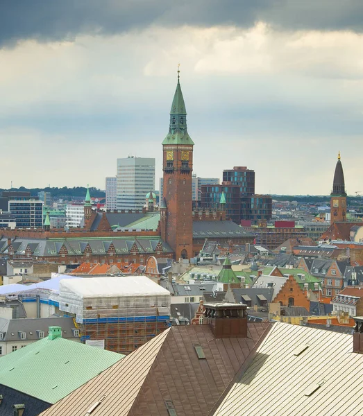 Vista Copenhaga Dinamarca — Fotografia de Stock