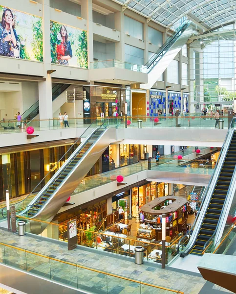 Singapore Januari 2017 Shopping Mall Marina Bay Sands Resort — Stockfoto