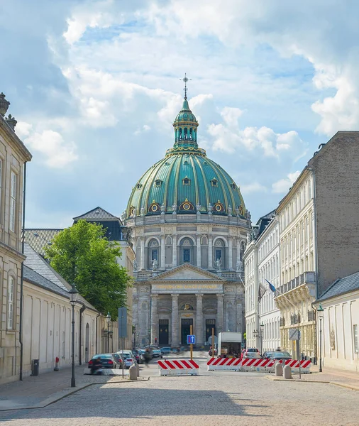 Igreja de Frederik em Copenhague Dinamarca — Fotografia de Stock