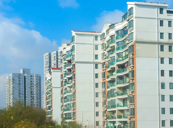 Shanghai edificio de apartamentos residenciales China — Foto de Stock