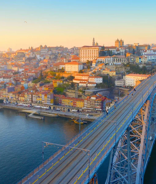 Skyline Porto Старе місто Португалії — стокове фото