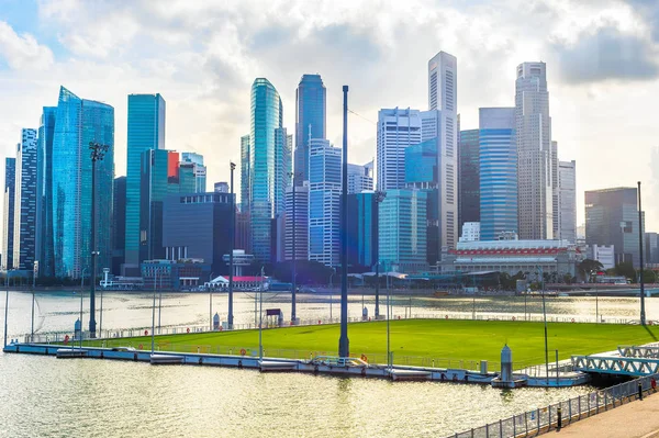 Плавучий стадион Marina Bay Сингапур — стоковое фото