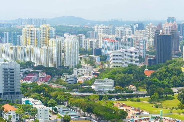 新加坡居住区公寓楼 — 图库照片