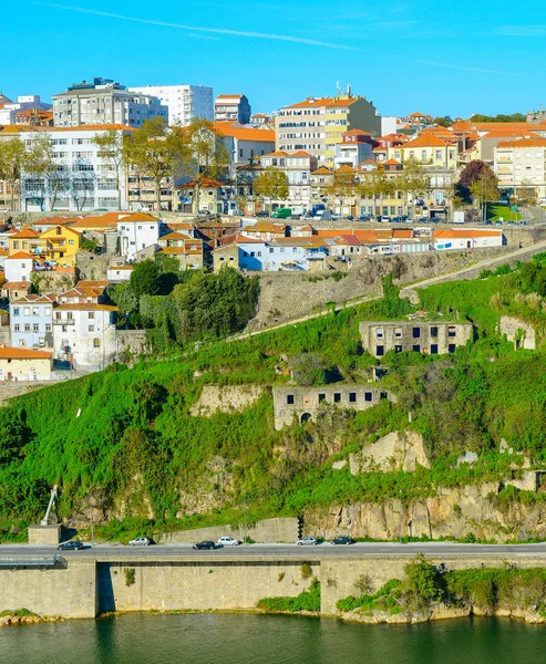 Porto architektura rzeki Douro Portugalia — Zdjęcie stockowe