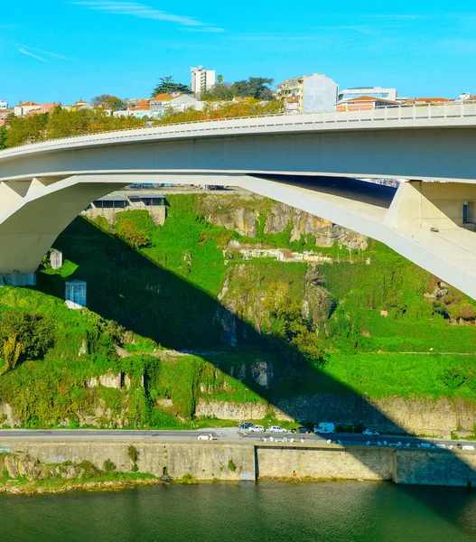 Vista Porto, Arrabida Bridge Portugal — Fotografia de Stock