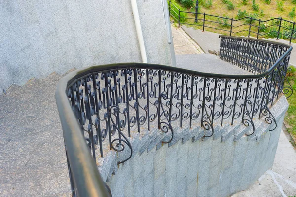 Curve stairs Kiev Pechers lavra — Stock Photo, Image