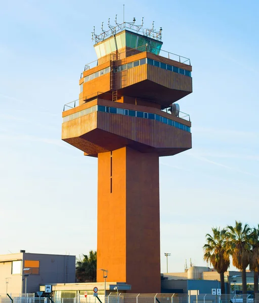 Torre Control Aeropuerto Barcelona España —  Fotos de Stock