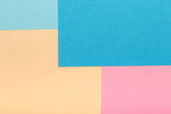 Abstract Pastel Paper Four Colors Background — Stock Photo, Image