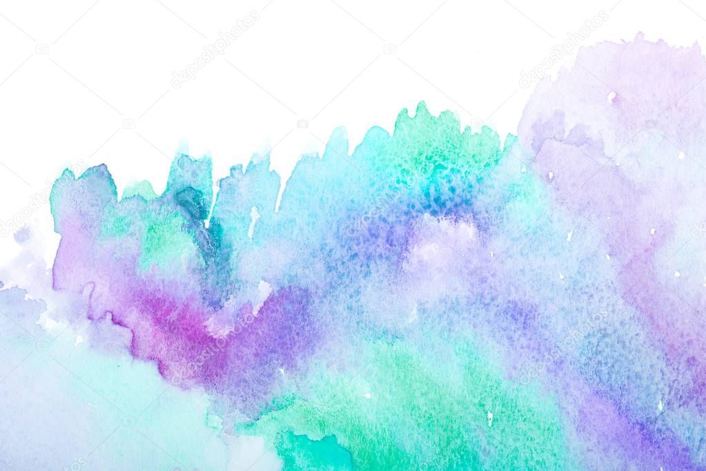 Abstract colorful watercolor background