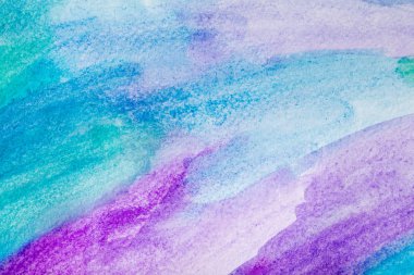Soyut mavi ve mor suluboya arkaplan 