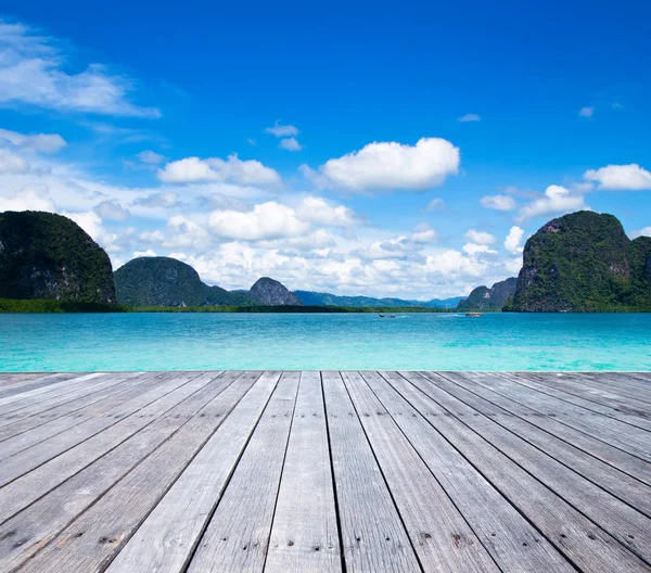 Beach Tropical Sea Background — Stock Photo, Image