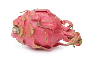 Beyaz arkaplanda Ejder Meyvesi izole