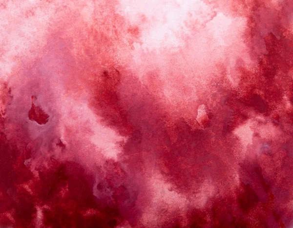Abstracte Rode Aquarel Splash Lijn Achtergrond — Stockfoto