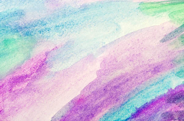  renkli sulu boya arka plan el fırça ile boyalı