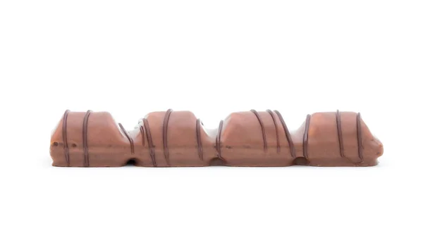 Čokoláda Izolovaná Bílém — Stock fotografie