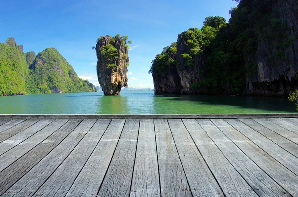 James Bond Island Thailandia Tapu — Foto Stock