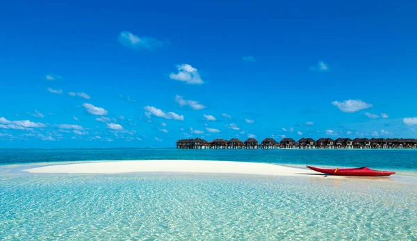 Exotischen Strand Hintergrund Sommerreisen Und Tourismus Konzept Für Urlaubsziele — Stockfoto