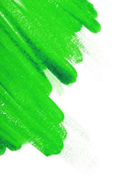 Zelená Akvarel Zázemí Podle Výkresu — Stock fotografie