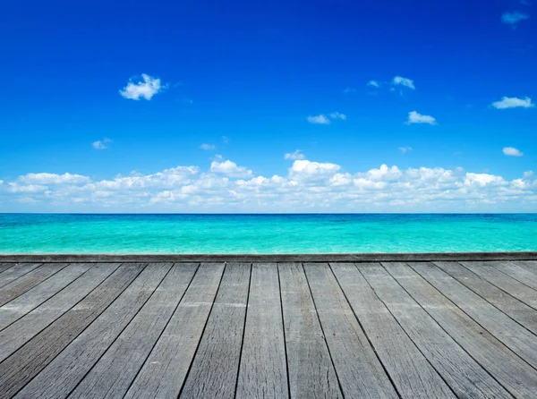 Hermosa Playa Mar Tropical — Foto de Stock