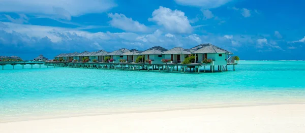 Spiaggia Tropicale Alle Maldive — Foto Stock