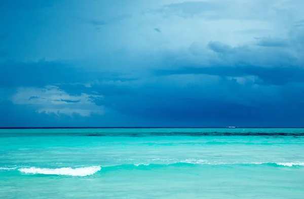 Maldives Beach Resort Panoramiczny Pejzaż Koncepcja Lato Tło Wakacje Wakacje — Zdjęcie stockowe