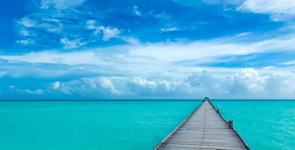 Gündüz Maldivler Plaj Tropikal Doğal Görünümünü — Stok fotoğraf