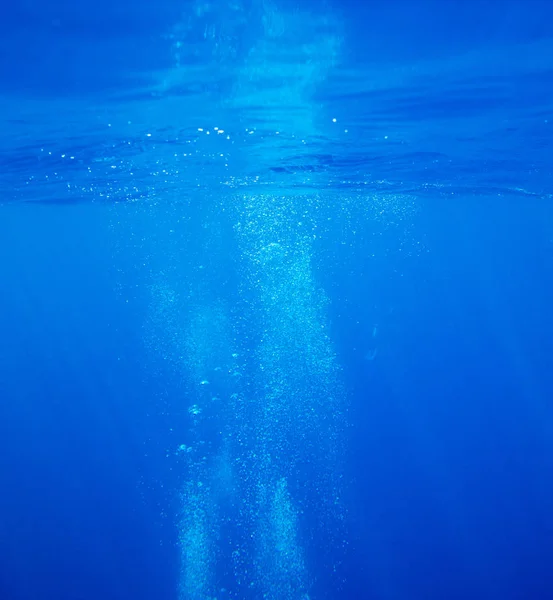 Tranquila Escena Submarina Con Espacio Para Copiar — Foto de Stock