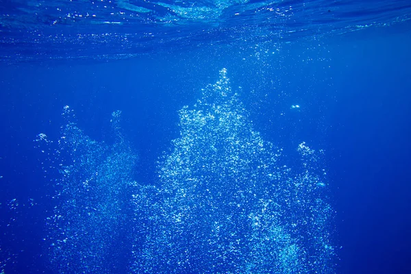 具有复制空间的水底场景 — 图库照片