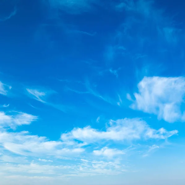 Blue Sky Background Tiny Clouds — Stock Photo, Image