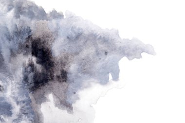  Renkli suluboya arka plan. Fırçayla boyanmış el.