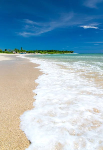 Tropisk Strand Sri Lanka Sommar Semester Och Semester Koncept För — Stockfoto