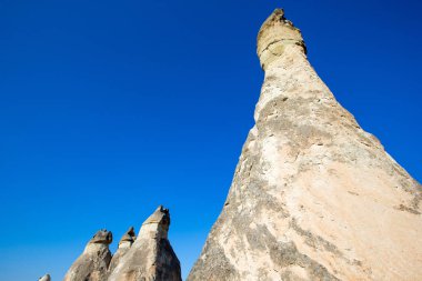 Dağ manzarası. Kapadokya, Anadolu, Türkiye.
