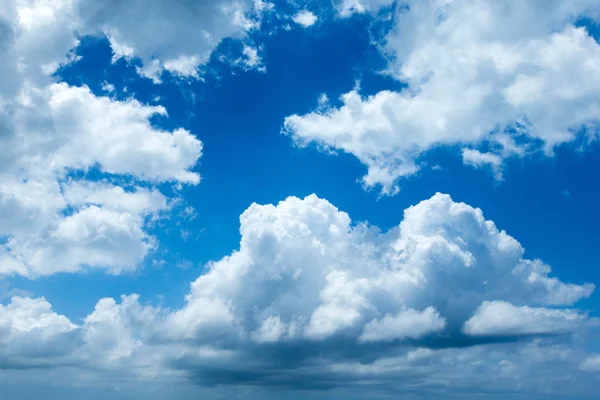 Blue Sky Background Tiny Clouds — Stock Photo, Image