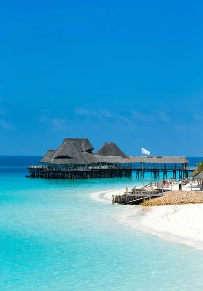 Mar Playa Zanzíbar Paraíso Natural Del Agua Tropical Naturaleza Relajarse — Foto de Stock