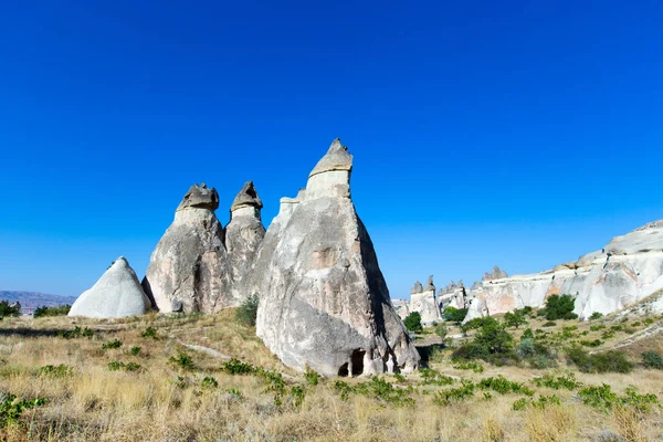 Hegyvidéki Táj Cappadocia Anatólia Törökország — Stock Fotó