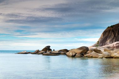 deniz plaj Karayip Denizi'nin