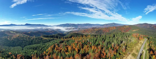 Karpatische Zonnige Berglandschap — Stockfoto