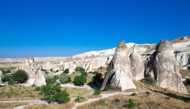 Dağ manzarası. Kapadokya, Anadolu, Türkiye.
