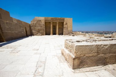 Mısır'ın luxor yakınındaki başına Tapınağı